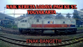 Download lagu Naik Kereta Api Lodaya pagi dari Stasiun Bandung ke Yogyakarta mp3