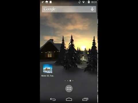 Winter 3D, True Weather Video