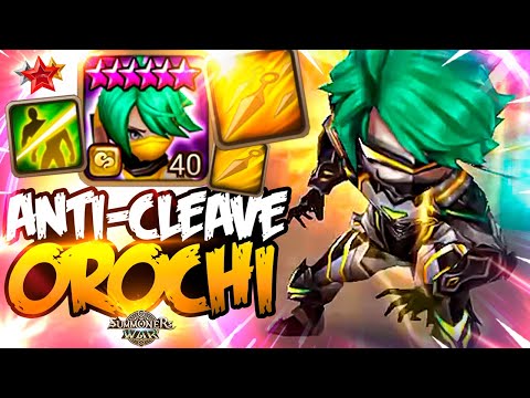 Livert Surprises Enemies with ANTI-CLEAVE OROCHI - Summoners War