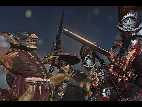 ESTALIA WILL STAND | ESTALIA VS GREENSKINS | Total War Warhammer 3  massive Cinematic battle