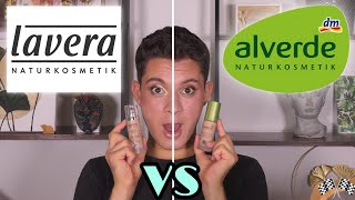Alverde vs Lavera Naturkosmetik | Perfect Cover Foundation | Hyaluron Liquid Foundation | Ginkgomen