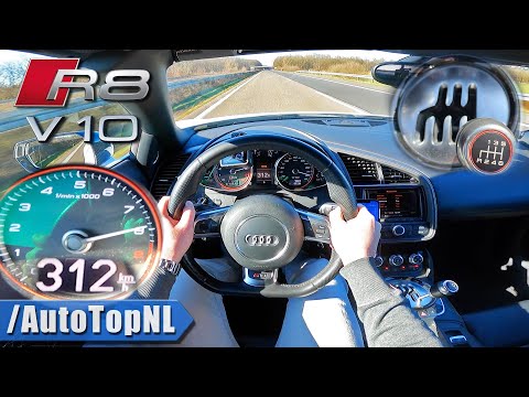 Audi R8 V10 *MANUAL* on AUTOBAHN [NO SPEED LIMIT] by AutoTopNL