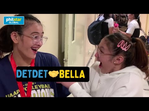Light moment nina Detdet Pepito and Bella Belen matapos ang UAAP finals