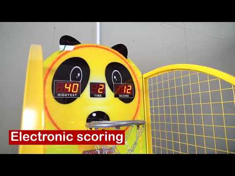Kids Panda basketball arcade game machine