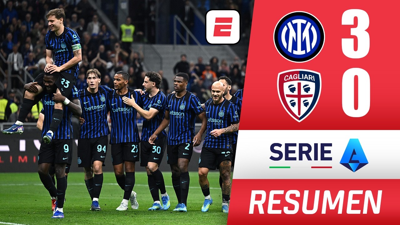 INTER superó por 3-0 y sin inconvenientes al CAGLIARI y está cada vez más cerca del TÍTULO | Serie A