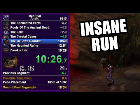 I Almost Got the MediEvil World Record Back After Only 2 Days