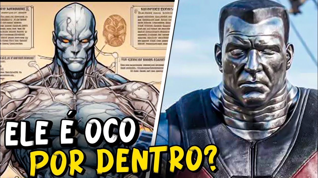 ANATOMIA DO COLOSSUS DOS X-MEN - Seus Orgãos são de METAL?