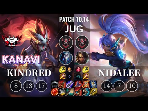 JDG Kanavi Kindred vs Nidalee Jungle - KR Patch 10.14