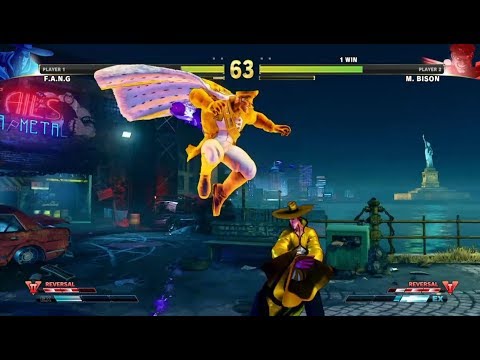 WTF I-FRAMES IN AIR? - STREET FIGHTER V AE - CJ (FANG) Vs Jordan (BISON)
