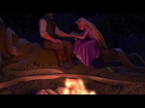 Disney Tangled Rapunzle hair heals Flynns Hand