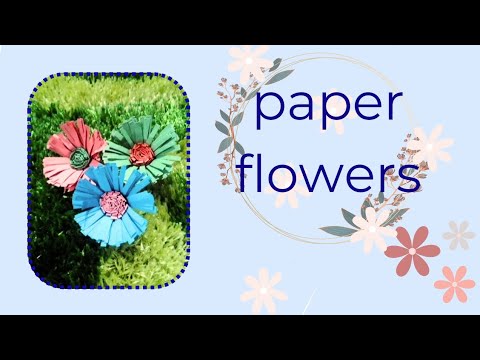 How to make paper flower#trending #rich #youtubevideo #craft #paperflower #prapti's art & craft