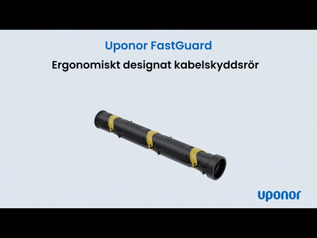 uponor infra Kabelrör delat 110 1m gul srs