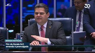 Fim da escala 6x1 é promulgada em sessão do Congresso Nacional