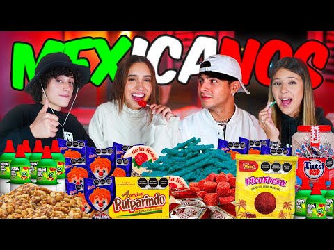 RATING MEXICAN CANDIES | Domelipa Ft. Rusher King, Ignacia Antonia and Granja del Borrego