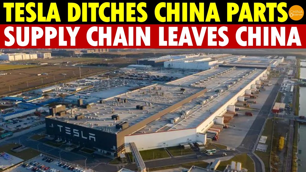 Tesla Joins GM’s “De-China” Movement, Removes Chinese Parts from US Cars, Supply Chain Leaves