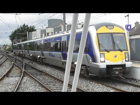 NIR 3000 and IE 8100 Class Trains - Howth Junction Station, Dublin