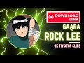 Rock Lee Vs Gaara Twixtor Anime Clips 4k Anime Clips For Edit