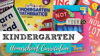 Kindergarten Curriculum Picks || 2019-2020 || Large Family Homeschool