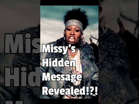 Missy Elliot's hidden backward message in "Work It" revealed!?! #Shorts