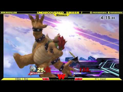 Undiscovered Smash 7 - [Winners] HBA | Riz (Meta Knight) vs 47 | Zaxel (Bowser)