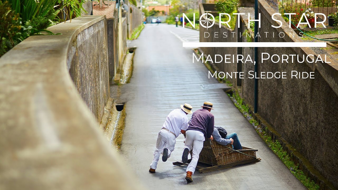 Experience iconic Monte toboggan sled ride in Funchal.