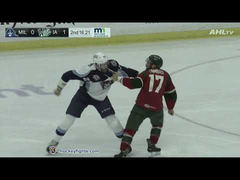 Jarred Tinordi vs Mike Liambas