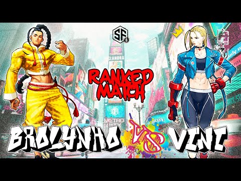 SF6 👊 Brolynho (Jamie) vs Vini (Cammy) 👊 Ranked Match - Street Fighter 6 - Brasil Top Players