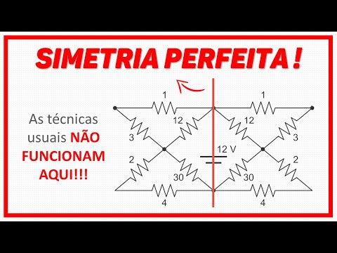 Simetria em CIRCUITOS ELÉTRICOS (Técnicas para resolução de circuitos #04)