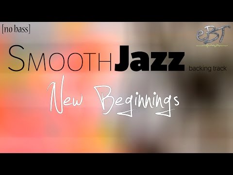Smooth Jazz Backing Track in A Major | 60 bpm [NO BASS]