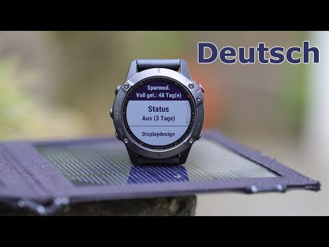 Garmin fenix 6-Serie Akkulaufzeit und Energie-Einstellungen
