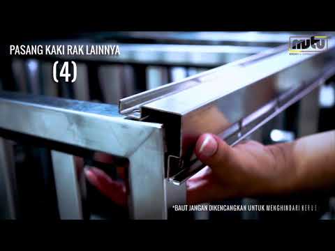 Adjustable Storage Rack Rak Barang 1.5 Meter Mutu SRK-A15L on Youtube