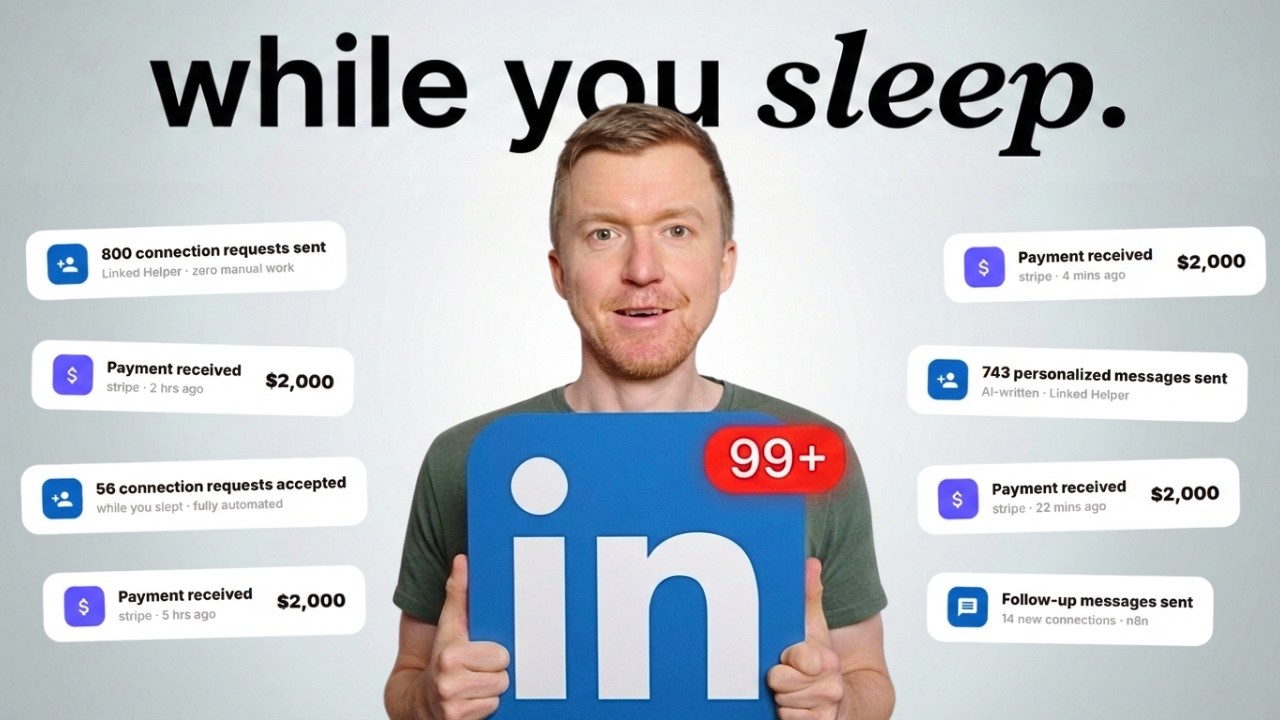 2 AI tools to make $16k/month on LinkedIn (by automating the hard work)