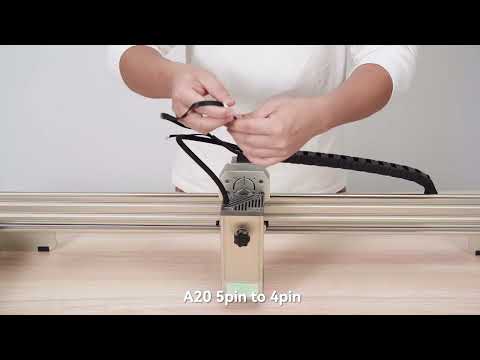 Лазерный гравер Atomstack S20 Max, 20 Вт с насосом и подачей воздуха, 850x400 мм - фото 1 - id-p2229442053