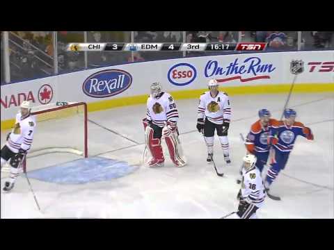 Sam Gagner's Amazing 8 Point Night vs. Blackhawks - NHL 2/2/12
