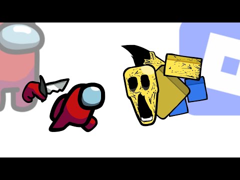 Mini Crewmate Kills Roblox Forsaken John Doe | Among Us