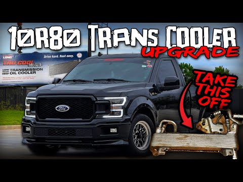 HOW TO UPGRADE A 10R80 TRANS COOLER! 🔥🔥 KEEP TEMPS LOW! 👇👇