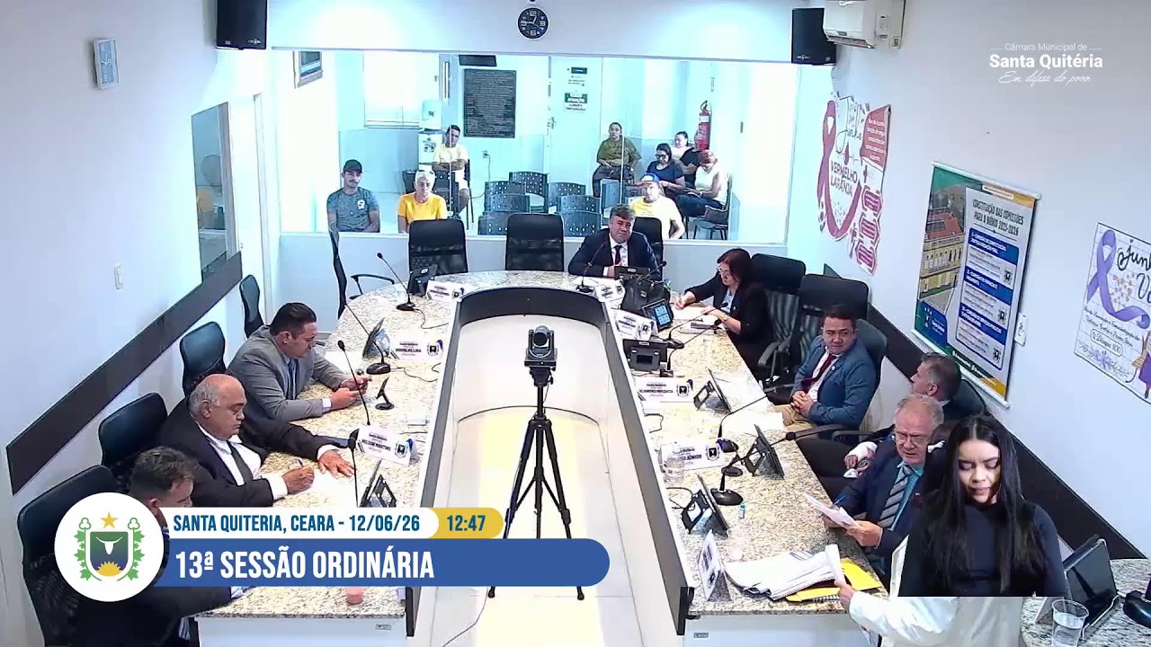 13ª SESSÃO ORDINÁRIA 12/06/26