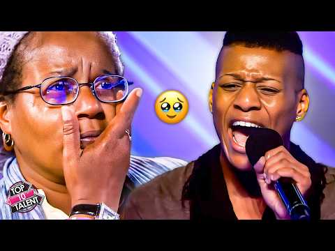 His Mom Has NEVER Heard Him Sing Until THIS Moment! 🥹