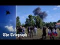 Russia-Ukraine war: Russian Su-30 fighter jet crashes in Kaliningrad