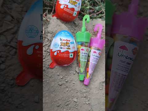 Kinderjoy Box With amrella Jems Chocolate & Jelly Popsicle #shorts #gems #chocolate