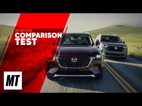 Thumbnail for 2023 Honda Pilot vs 2024 Mazda CX-90 Comparison Test | MotorTrend by Mazda