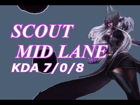 EDG Scout - Syndra vs Aurelion Sol - KR LOL  Challenger 725 LP