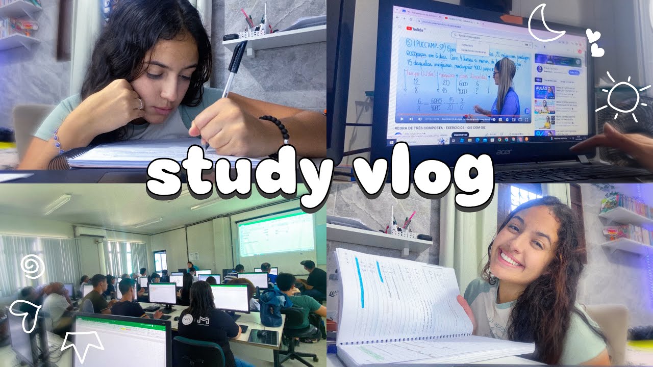 STUDY VLOG - estudando para faculdade de administração
