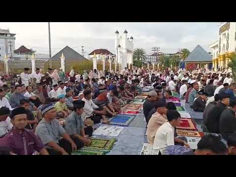 Pelaksanaan Salat Idul Fitri di Masjid Agung As Salam
