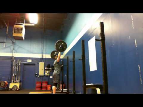 Training Week 10: Max UB Push Press @ 185lbs (Round 1) (03/16/2015)