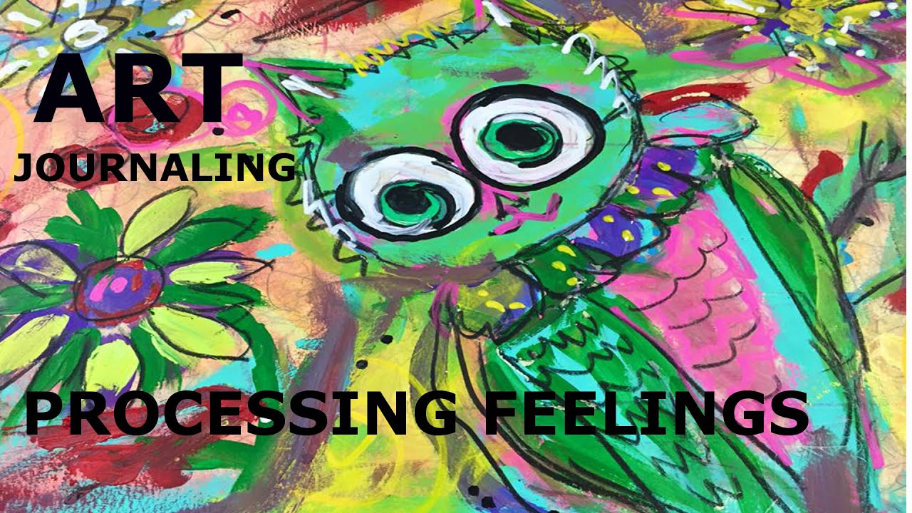 What is an art journal? How to use an art journal? Process your emotions and take notes