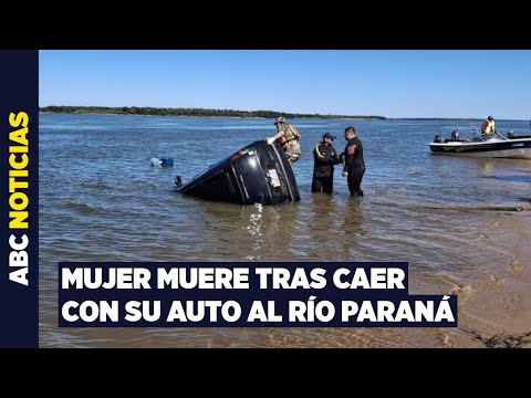 Ayolas: joven mujer muere tras caer con su auto al río Paraná