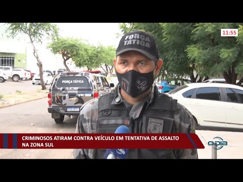 Criminosos atiram contra veículo em tentativa de assalto na zona sul 22 04 2021