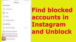 How to see blocked accounts on Instagram and unblock them | Find blocked users on Instagram