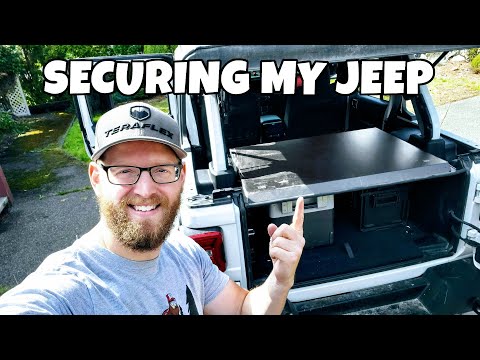 Jeep Wrangler JL - Securing my Cargo Area - Tuffy Security Enclosure Install & Review